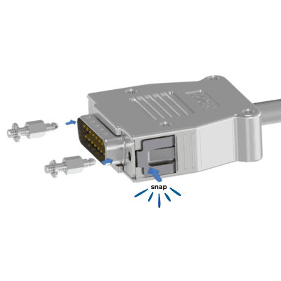 D-Sub Connector SnapLock Hoods thumbnail