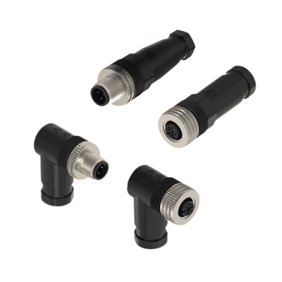 Hirschmann M12 A-Coded Cable Connectors 