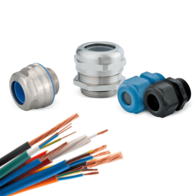 Cable glands and wires